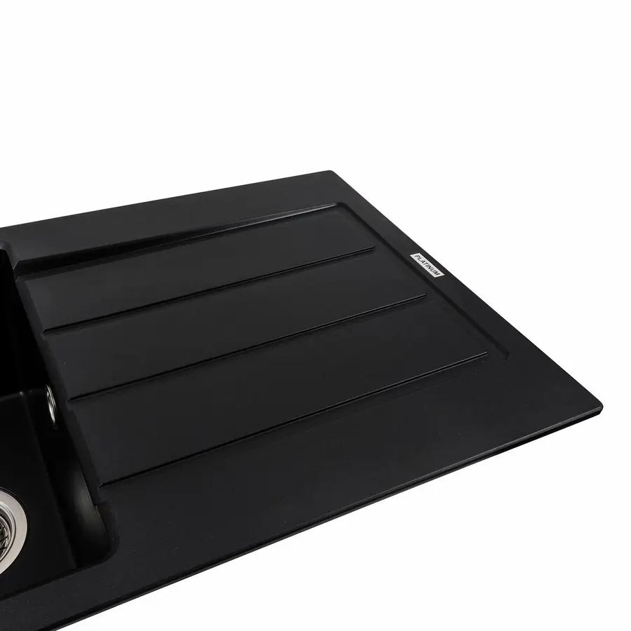 Гранитная мойка для кухни VALESO SOLID 7843 матовая Черная