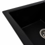Гранитная мойка для кухни VALESO 7843 SOLID матовый Черный