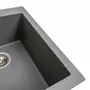 Гранитная мойка для кухни VALESO SOKIL 4150 матовая Серый муссон