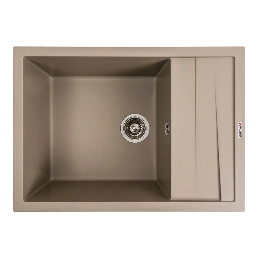 Гранітна мийка для кухні VALESO CASCADA 7050 матова Титан