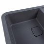 Гранитная мойка для кухни VALESO 7850 CUBE матовая Серый муссон
