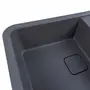Гранітна мийка для кухні VALESO CUBE 7850 матова Сірий мусон