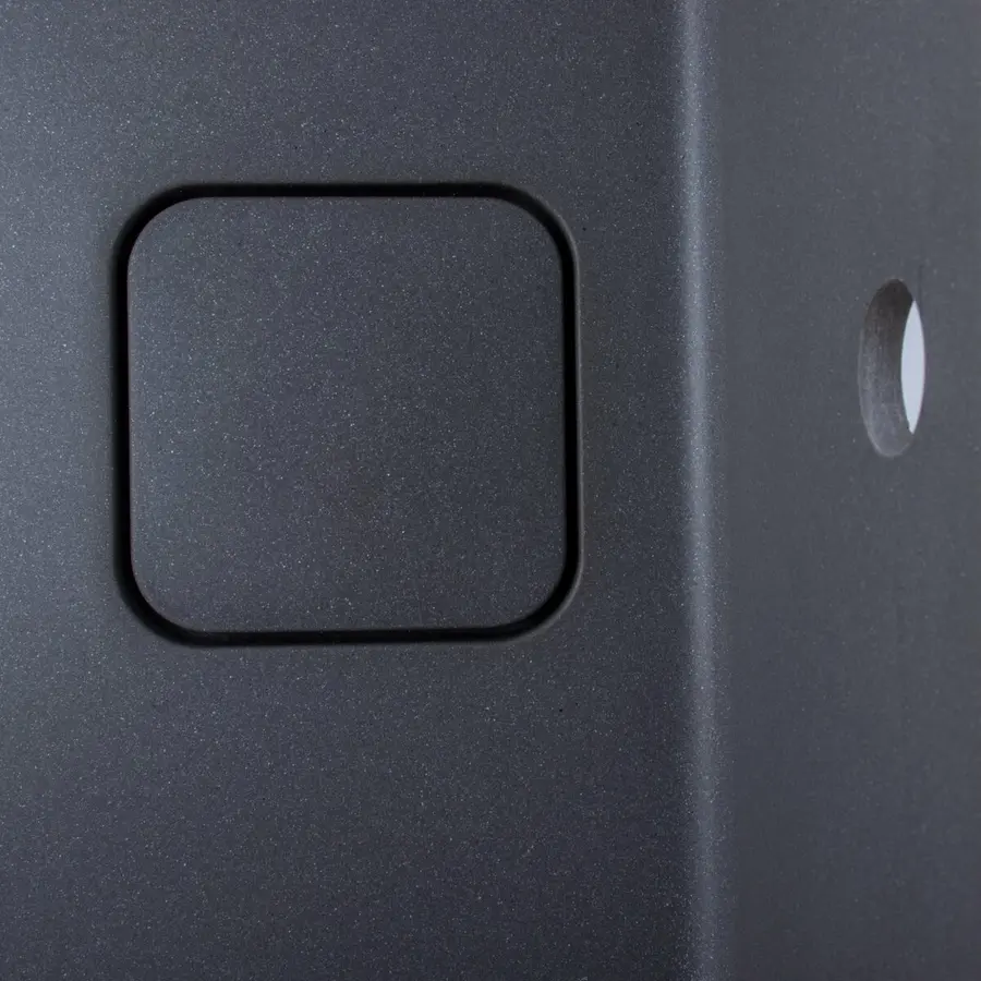 Гранітна мийка для кухні VALESO CUBE 7850 матова Сірий мусон