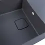 Гранітна мийка для кухні VALESO CUBE 7850 матова Сірий мусон