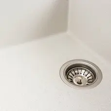 Гранитная мойка для кухни VALESO CASCADA 7050 матовая Белая в точку