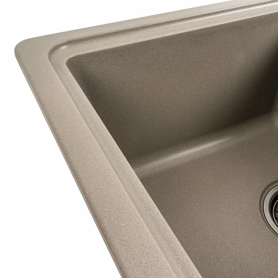 Гранітна мийка для кухні VALESO LIANA 6243 матова Титан