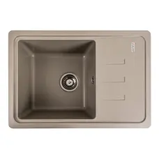 Гранитная мойка для кухни VALESO LIANA 6243 матовая Титан