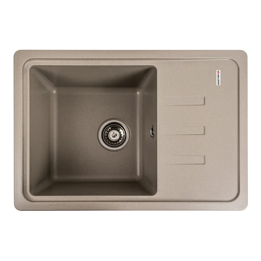 Гранітна мийка для кухні VALESO LIANA 6243 матова Титан