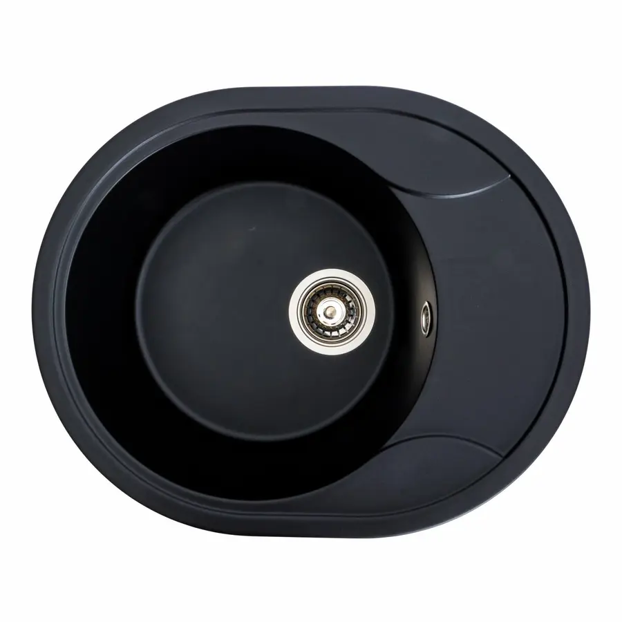 Гранитная мойка для кухни VALESO ONYX 5847 матовая Черная