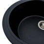 Гранітна мийка для кухні VALESO 5847 ONYX матова (чорна)