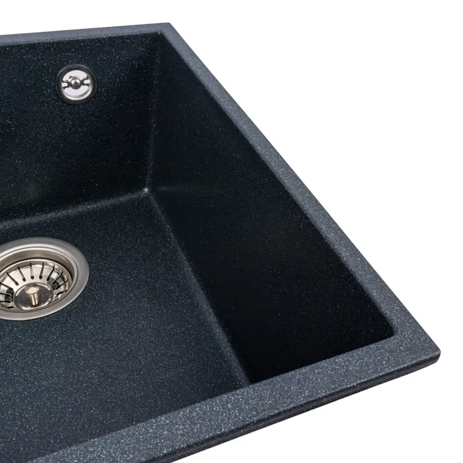 Гранітна мийка для кухні VALESO ROXY 3744 матова Антрацит