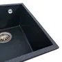 Гранітна мийка для кухні VALESO ROXY 3744 матова Антрацит