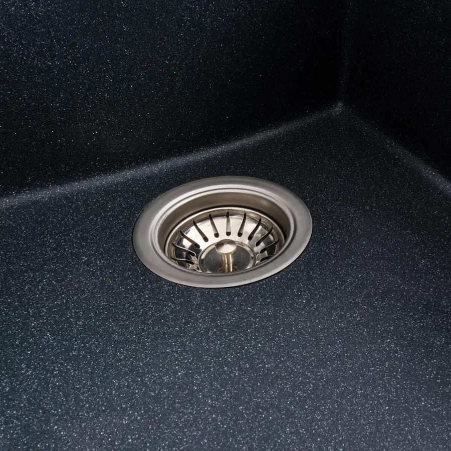 Гранітна мийка для кухні VALESO ROXY 3744 матова Антрацит