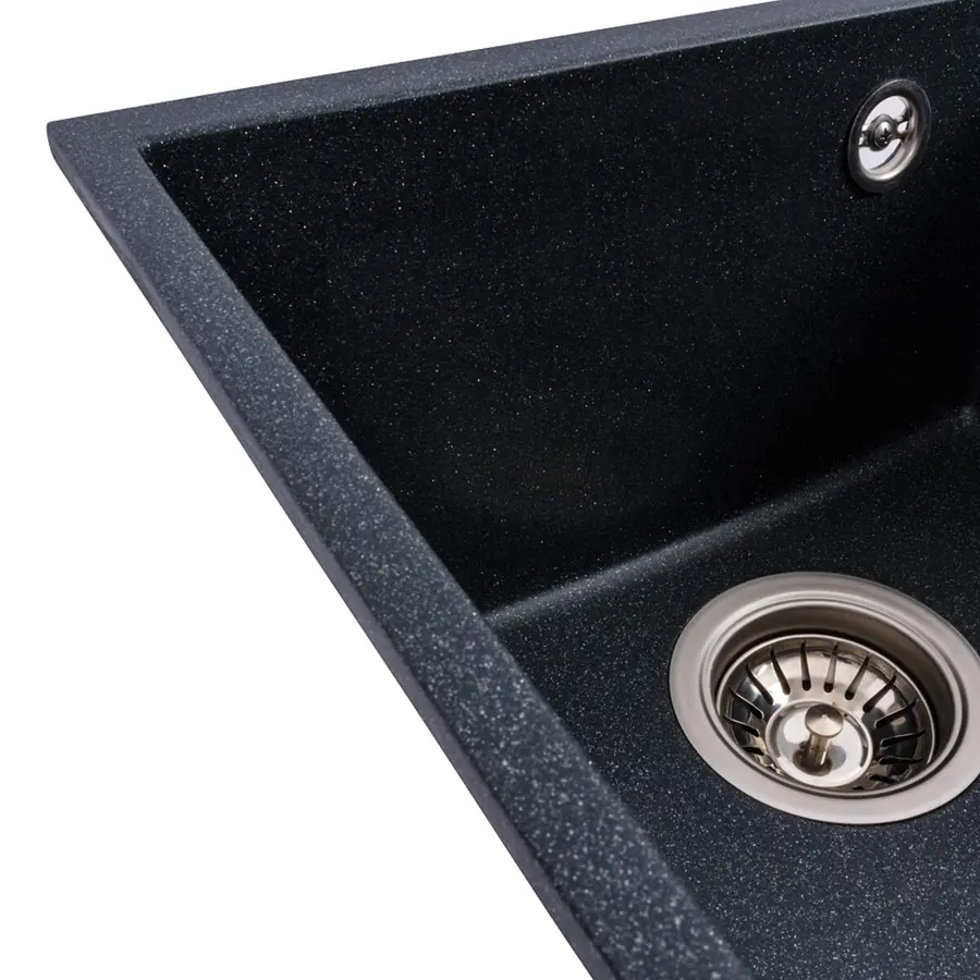 Гранітна мийка для кухні VALESO ROXY 3744 матова Антрацит