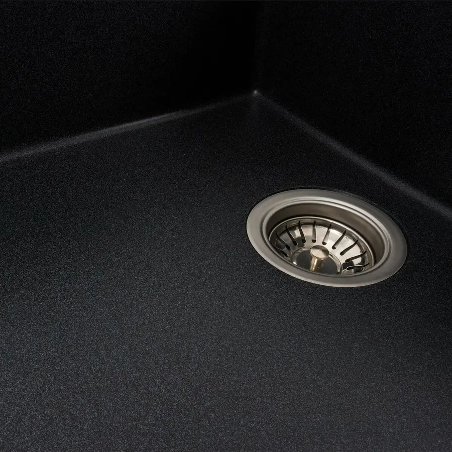 Гранітна мийка для кухні VALESO DIAMOND 8650 матова Карбон