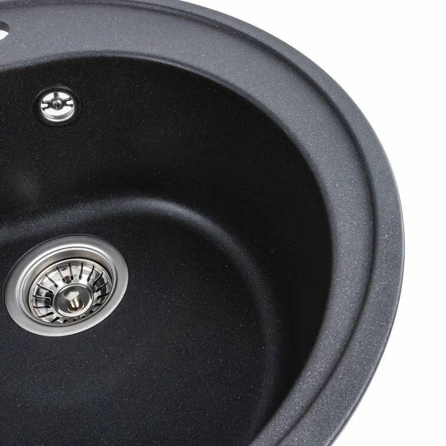 Гранитная мойка для кухни VALESO LUNA 510 матовая Морион