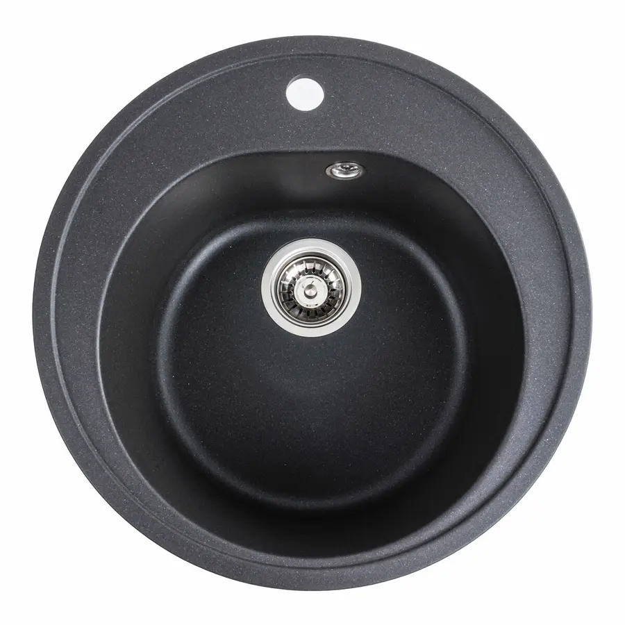 Гранитная мойка для кухни VALESO LUNA 510 матовая Морион