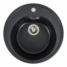 Гранитная мойка для кухни VALESO LUNA 510 матовая Карбон