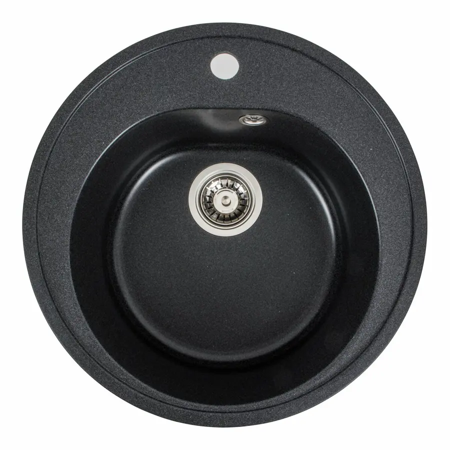 Гранітна мийка для кухні VALESO LUNA 510 матова Карбон