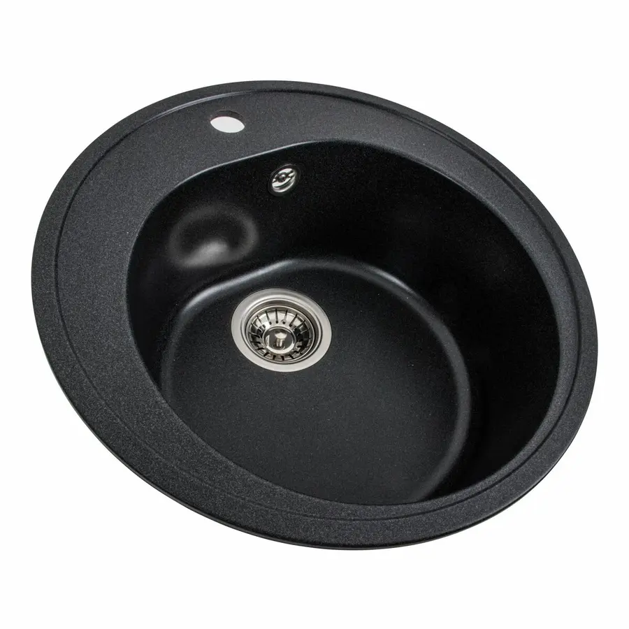 Гранітна мийка для кухні VALESO LUNA 510 матова Карбон