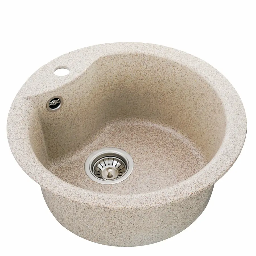 Гранитная мойка для кухни VALESO TURAS 480 матовая Карамель