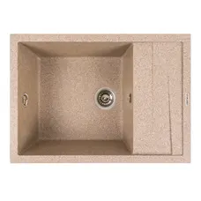 Гранитная мойка для кухни VALESO CASCADA 7050 матовая Карамель