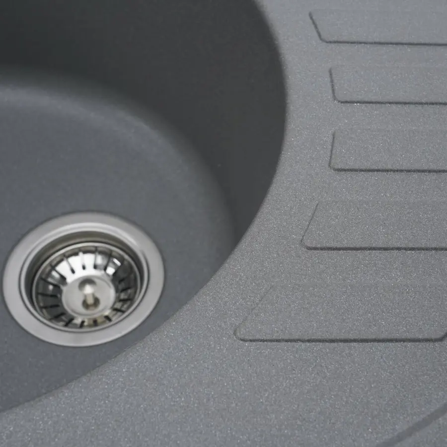 Гранитная мойка для кухни VALESO SOUL 6250 матовая Серый Мусон