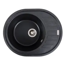 Гранитная мойка для кухни VALESO SOUL 6250 матовая Карбон