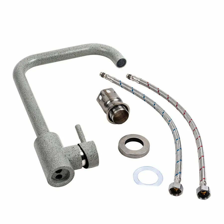 Змішувач кухонний VALESO NS02B (3008B-NA) сірий