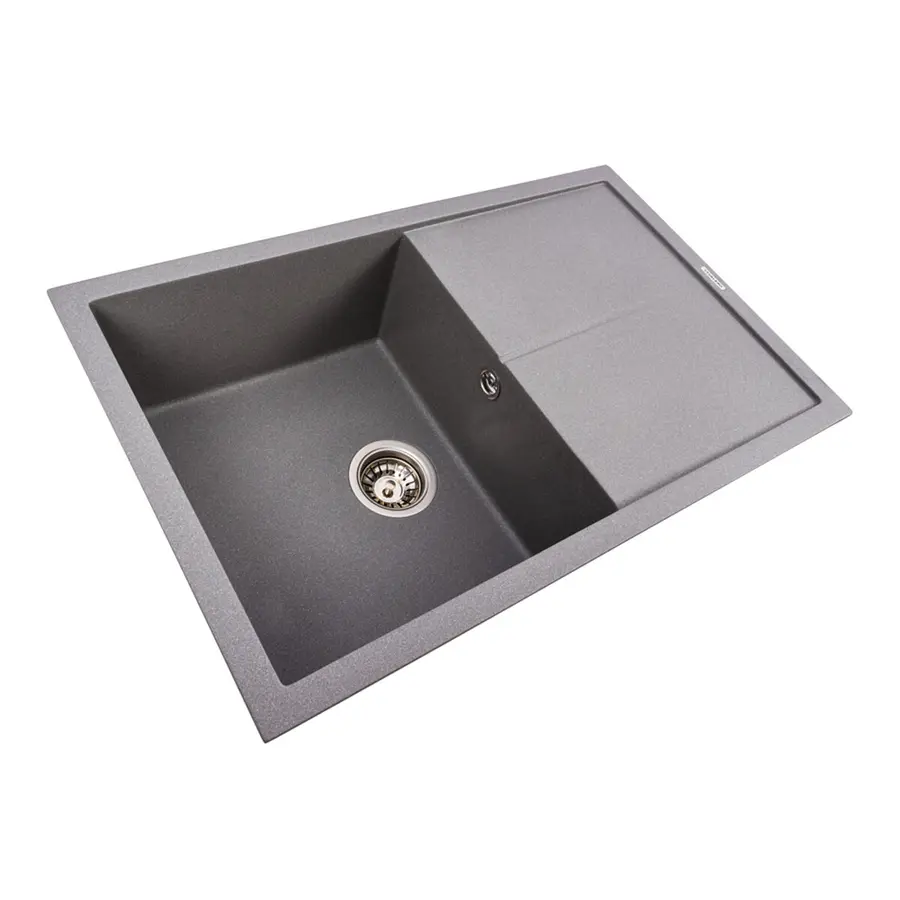 Гранитная мойка для кухни VALESO MAGNUM 7950 матовая Серый Мусон