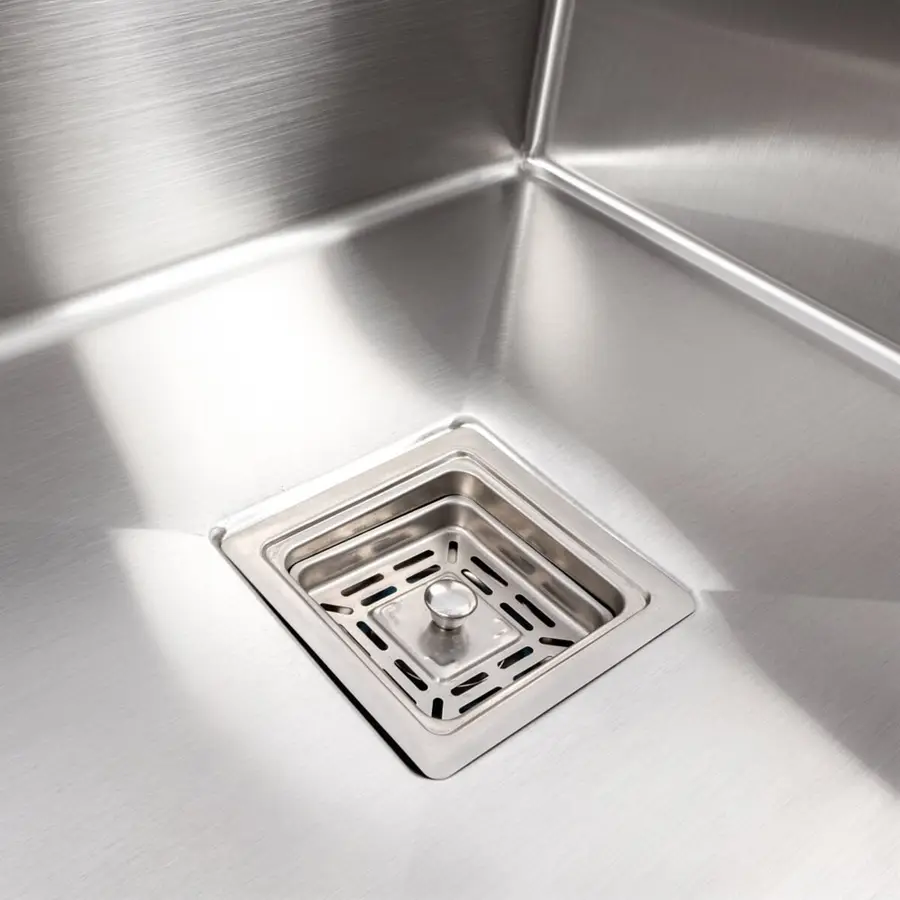 Кухонна мийка нержавійка CM 78*50C R VALESO Handmade з поглибленою полицею (3,0/0,8)