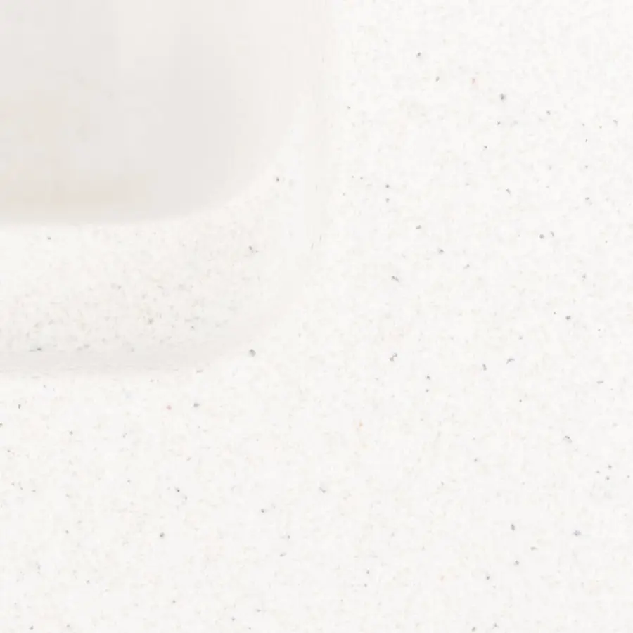 Гранітна мийка для кухні VALESO NIKA 7545 матова Біла в крапку