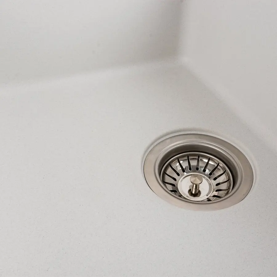 Гранитная мойка для кухни VALESO 6250 ZIRKONE матовая Белая