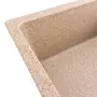 Гранітна мийка для кухні VALESO 7850 ROMA матова (карамель)