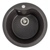 Гранітна мийка для кухні VALESO 480 TURAS матова Гренадін