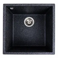 Гранитная мойка для кухни VALESO RUBA 4040 матовая Графит