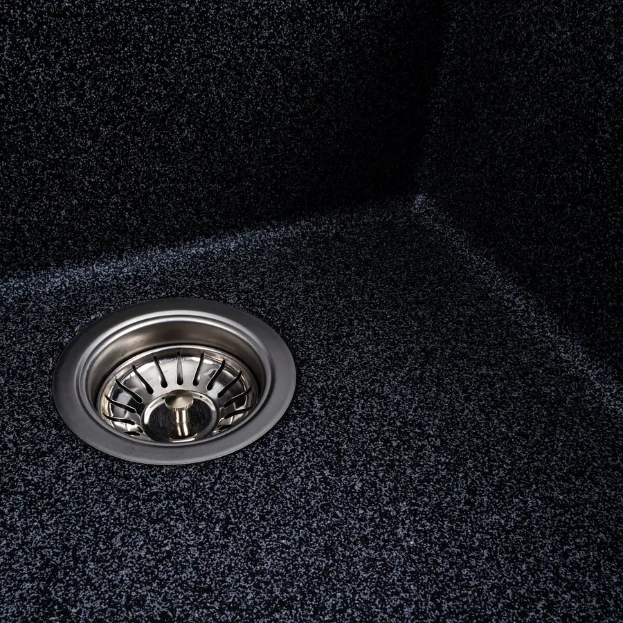 Гранитная мойка для кухни VALESO RUBA 4040 матовая Графит