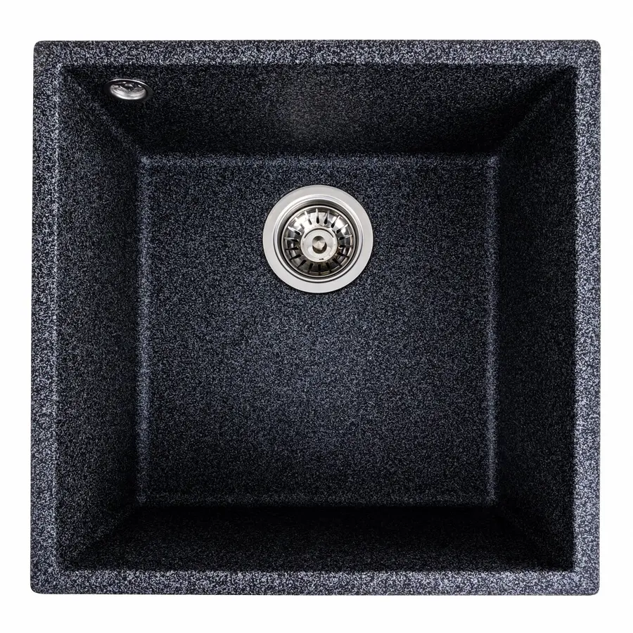 Гранитная мойка для кухни VALESO RUBA 4040 матовая Графит