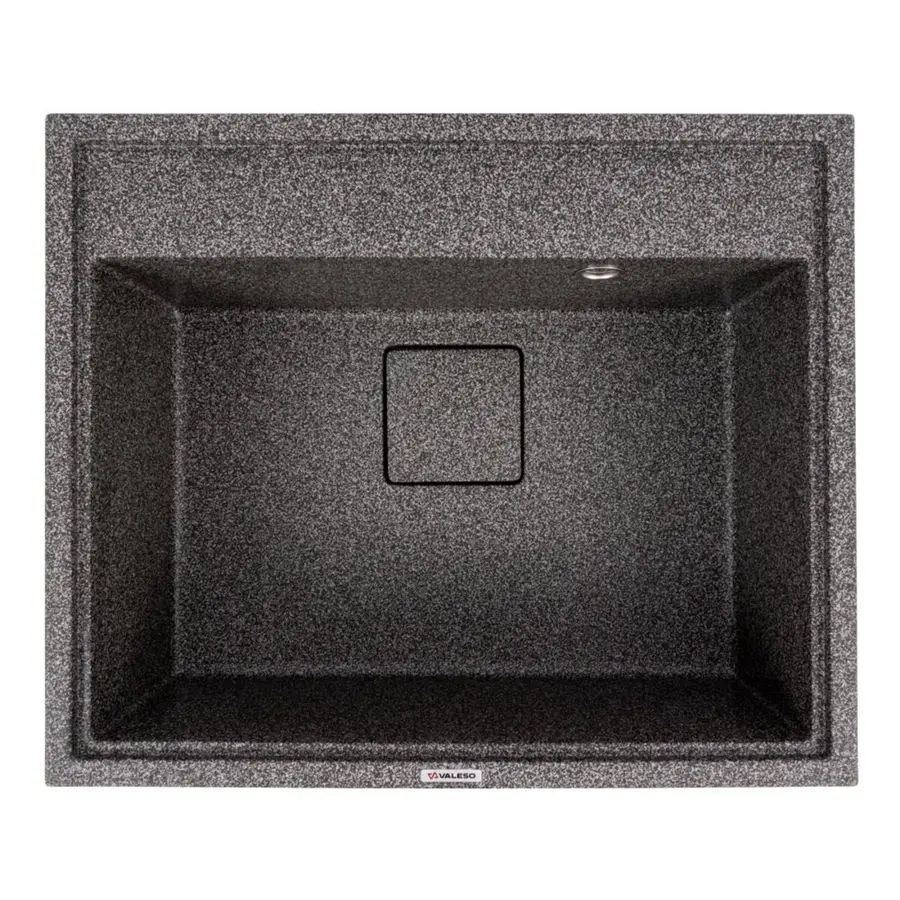 Гранитная мойка для кухни VALESO SHERLIT 6050 матовая Графит