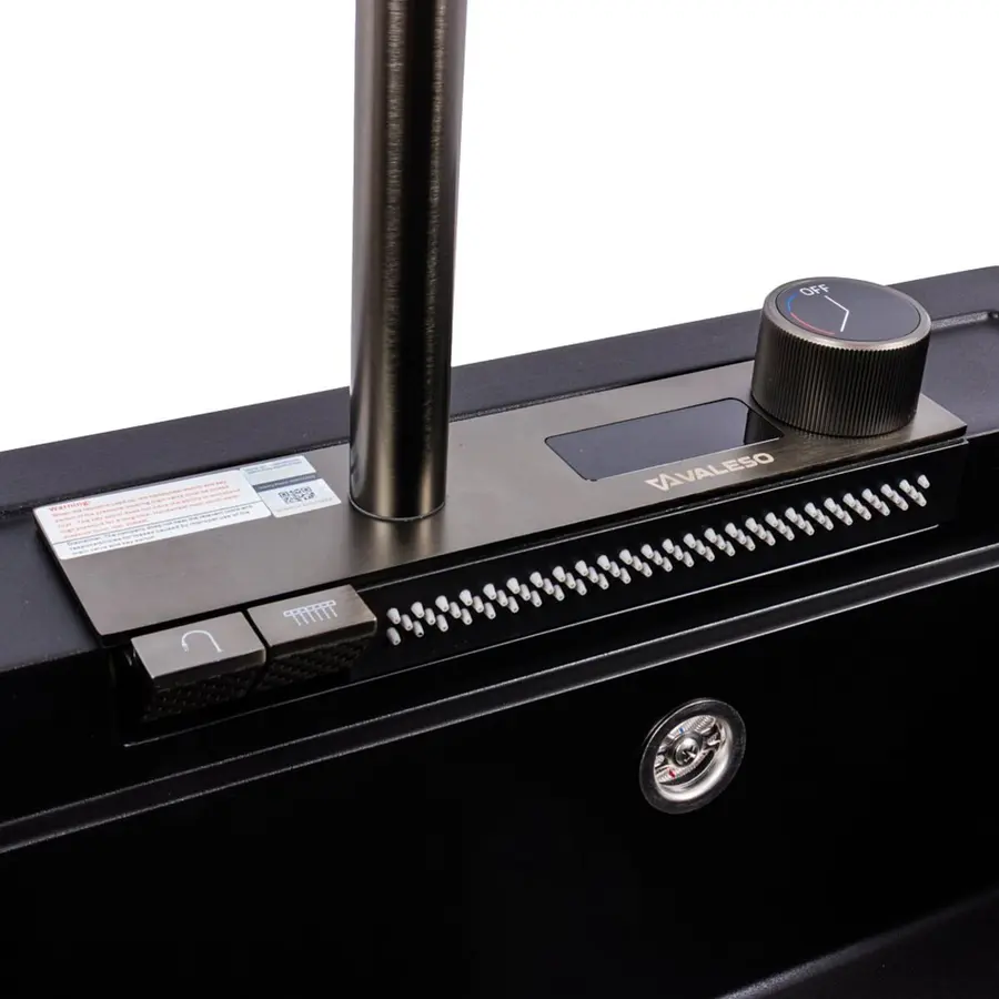 Гранитная мойка VALESO 5149 VIVA (чёрная)