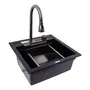 Гранитная мойка VALESO 5149 VIVA (чёрная)