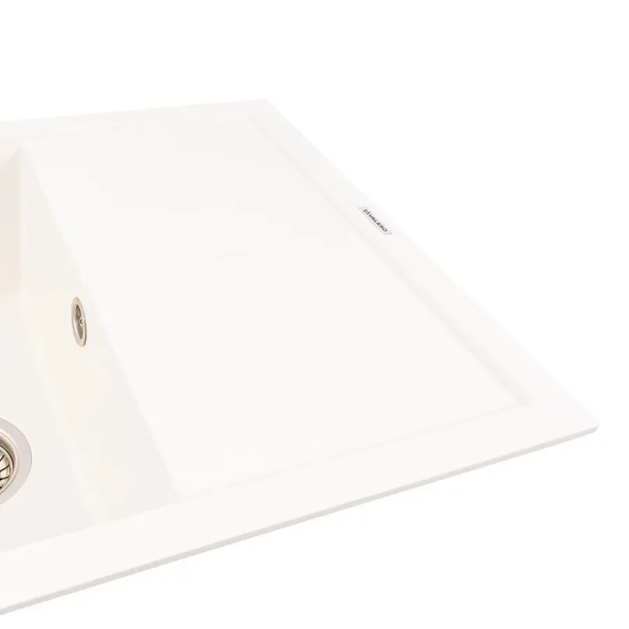 Гранитная мойка для кухни VALESO CRIPTA 6550 матовая Белоснежная