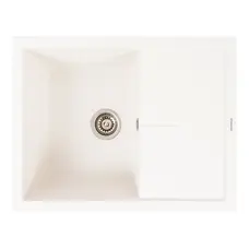 Гранітна мийка VALESO CRIPTA 6550 матова Білосніжна