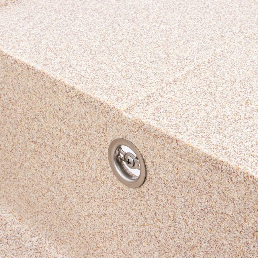 Гранитная мойка для кухни VALESO CALYPSO 7950 матовая Карамель