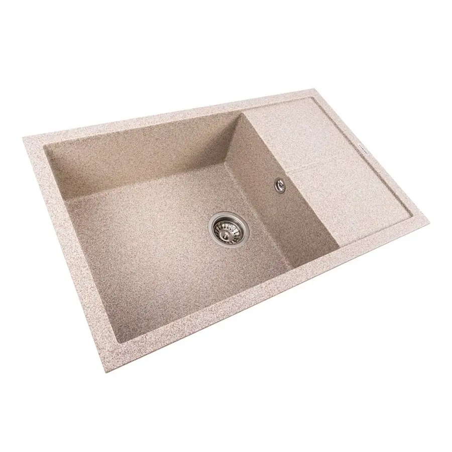 Гранитная мойка для кухни VALESO CALYPSO 7950 матовая Карамель