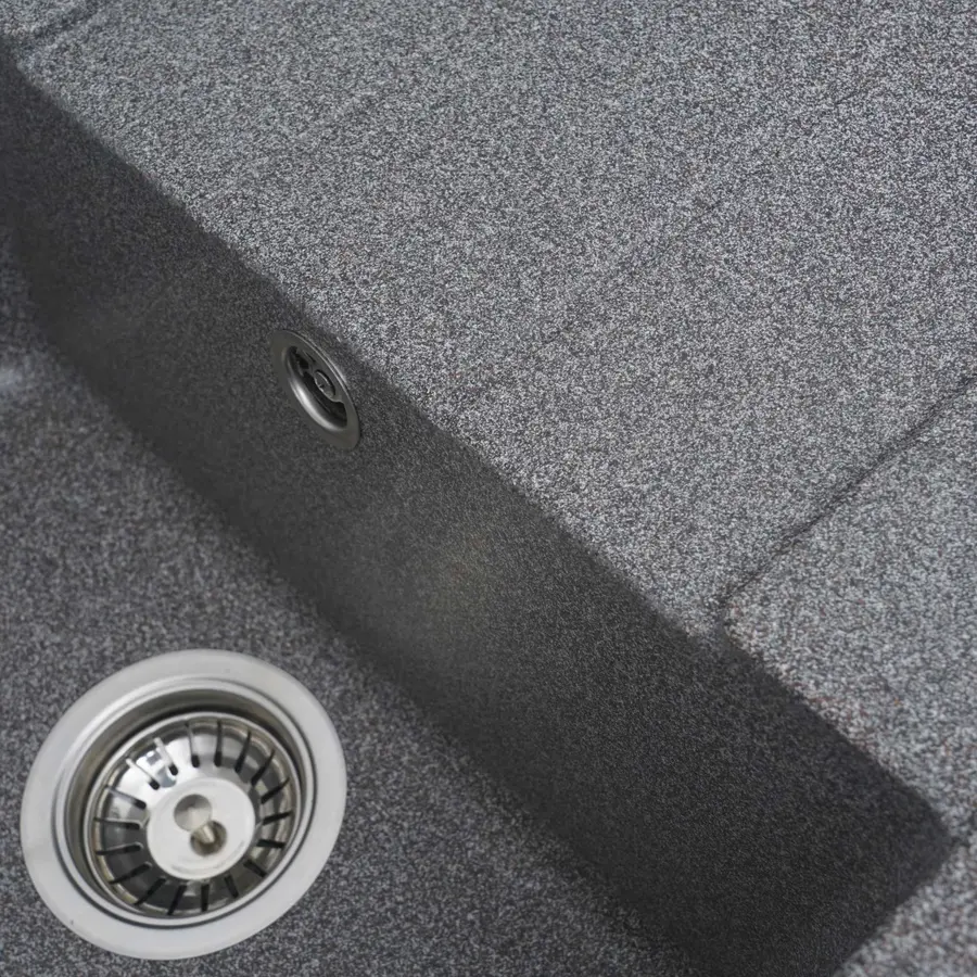 Гранітна мийка для кухні Platinum 6550 INTENSO матова Мікс