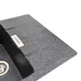 Гранітна мийка для кухні Platinum 7850 ROMA матова (графіт)
