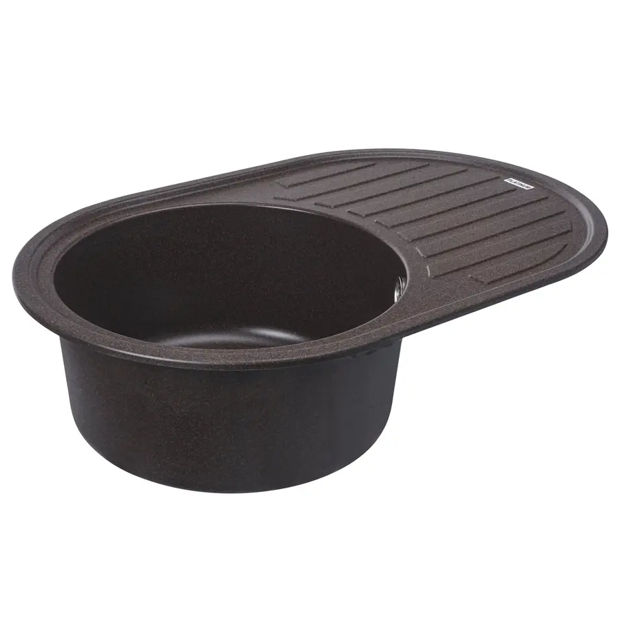 Гранітна мийка для кухні Platinum 7750 LIRA матова Шоколад