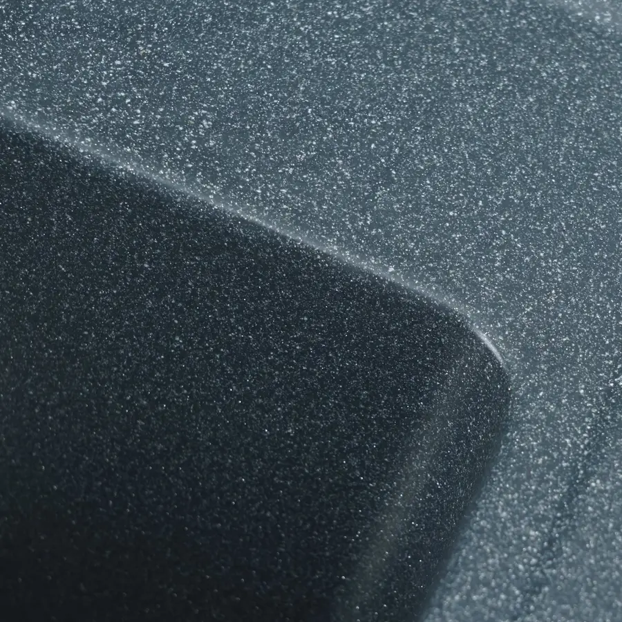 Гранітна мийка для кухні Platinum 4050 RUBY глянець Антрацит