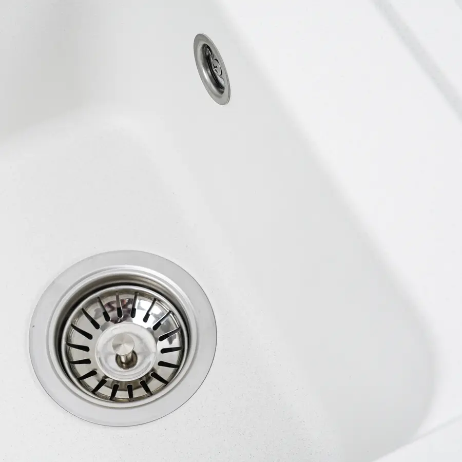 Гранітна мийка для кухні Platinum 4050 KORRADO матова Білосніжна